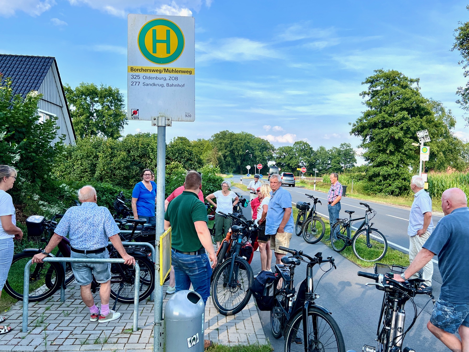 Kreuzung Mühlenweg/Borchersweg/Dorfstraße